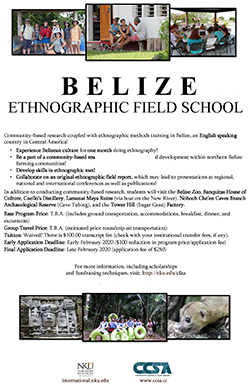 Ethnographic Field School Poster